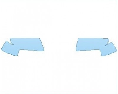PAINT PROTECTION KIT - 2022 CHEVROLET SILVERADO 1500 CUSTOM MIRRORS - PRECUT PPF CLEAR BRA WRAP