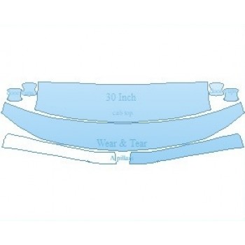 PAINT PROTECTION KIT - 2022 CHEVROLET SILVERADO 1500 CUSTOM COMMON WEAR AREA KIT - PRECUT PPF CLEAR BRA WRAP