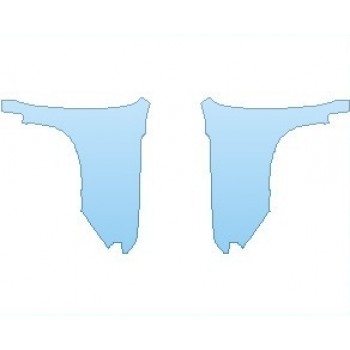 PAINT PROTECTION KIT - 2022 CHEVROLET SILVERADO 1500 WT FULL FENDERS (NO WRAPPED EDGES) - PRECUT PPF CLEAR BRA WRAP
