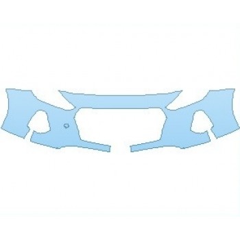 PAINT PROTECTION KIT - 2022 HYUNDAI ELANTRA GT BASE BUMPER - PRECUT PPF CLEAR BRA WRAP