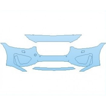 2022 JAGUAR XE R-DYNAMIC BUMPER KIT WITH WASHERS & SENSORS