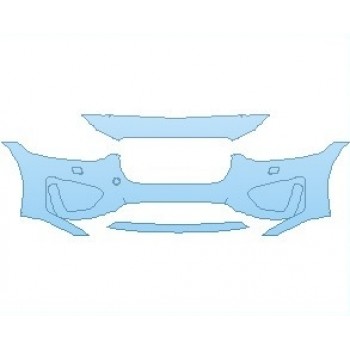2022 JAGUAR XE R-DYNAMIC BUMPER KIT WITH WASHERS