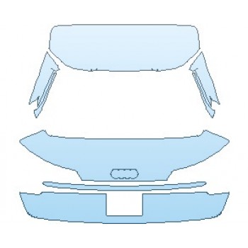 PAINT PROTECTION KIT - 2024 AUDI Q5 PREMIUM SPORTBACK REAR HATCH WITH LICENSE PLATE - PRECUT PPF CLEAR BRA WRAP