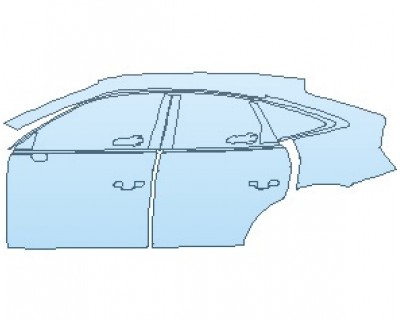 PAINT PROTECTION KIT - 2024 AUDI Q5 PREMIUM SPORTBACK REAR QUARTER PANEL & DOORS LEFT SIDE - PRECUT PPF CLEAR BRA WRAP
