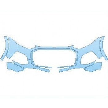 PAINT PROTECTION KIT - 2024 AUDI Q5 PREMIUM SPORTBACK BUMPER - PRECUT PPF CLEAR BRA WRAP