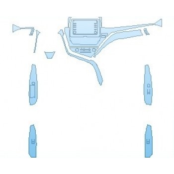 2022 TOYOTA CAMRY LE HYBRID INTERIOR WITH 7 INCH SCREEN