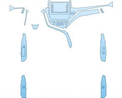 PAINT PROTECTION KIT - 2024 TOYOTA CAMRY XLE V6 INTERIOR WITH 7 INCH SCREEN - PRECUT PPF CLEAR BRA WRAP