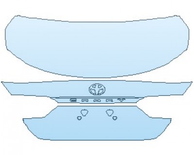 2021 TOYOTA CAMRY XLE HYBRID REAR DECK LID