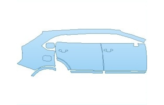 Precut PPF Kit – Clear Bra Paint Protection Film 2026 BENTLEY BENTAYGA HYBRID REAR QUARTER PANEL & DOORS RIGHT SIDE - PRECUT PPF CLEAR BRA WRAP