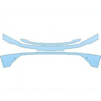 PAINT PROTECTION KIT - 2024 AUDI Q7 S-LINE REAR BUMPER WITH SENSORS - PRECUT PPF CLEAR BRA WRAP