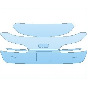 PAINT PROTECTION KIT - 2024 AUDI Q7 S-LINE REAR HATCH WITH Q7 AND QUATTRO EMBLEM - PRECUT PPF CLEAR BRA WRAP