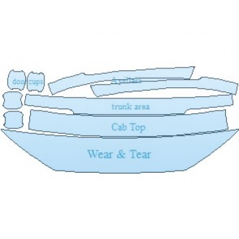 PAINT PROTECTION KIT - 2024 AUDI Q7 S-LINE COMMON WEAR AREA KIT - PRECUT PPF CLEAR BRA WRAP