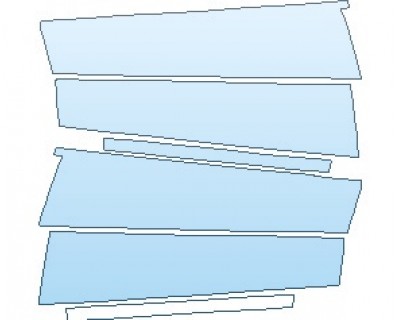 PAINT PROTECTION KIT - 2023 CADILLAC CT5 SPORT B PILLARS - PRECUT PPF CLEAR BRA WRAP