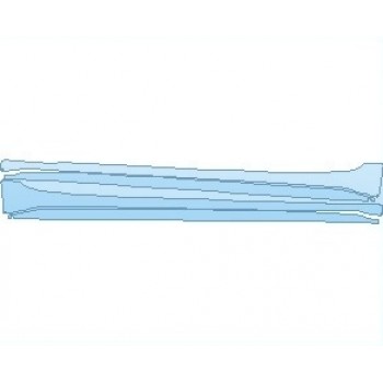 PAINT PROTECTION KIT - 2023 CADILLAC CT5 SPORT ROCKER PANELS - PRECUT PPF CLEAR BRA WRAP
