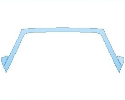 PAINT PROTECTION KIT - 2020 FERRARI 488 PISTA SPIDER A PILLARS - INVISIBLEMASK - 3M PAINT PROTECTION