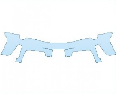 PAINT PROTECTION KIT - 2020 FERRARI 488 PISTA SPIDER REAR BUMPER - INVISIBLEMASK - 3M PAINT PROTECTION