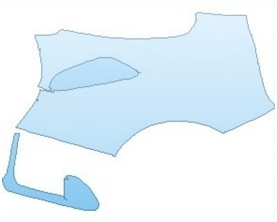 PAINT PROTECTION KIT - 2020 FERRARI 488 PISTA SPIDER REAR QUARTER PANEL LEFT SIDE - INVISIBLEMASK - 3M PAINT PROTECTION