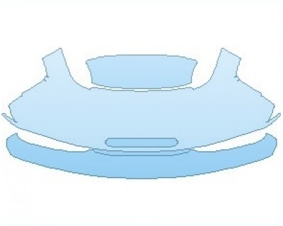 PAINT PROTECTION KIT - 2020 FERRARI 488 PISTA SPIDER REAR SPOILER - INVISIBLEMASK - 3M PAINT PROTECTION