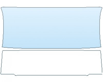 PAINT PROTECTION KIT - 2020 FERRARI 488 PISTA SPIDER ROOF - INVISIBLEMASK - 3M PAINT PROTECTION