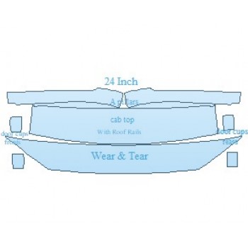PAINT PROTECTION KIT - 2024 HONDA PASSPORT TRAILSPORT COMMON WEAR AREA KIT WITH ROOF RAILS - PRECUT PPF CLEAR BRA WRAP