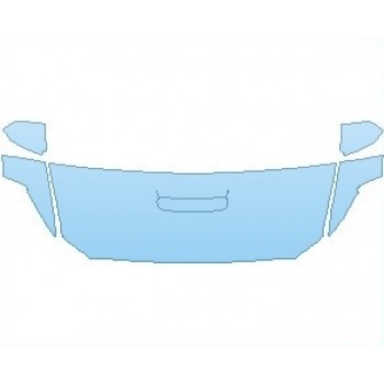 2021 FORD MUSTANG SHELBY GT350 HOOD KIT (WRAPPED EDGES) WITHOUT STRIPES 2021 FORD MUSTANG SHELBY GT350 HOOD KIT (WRAPPED EDGES) WITHOUT STRIPES