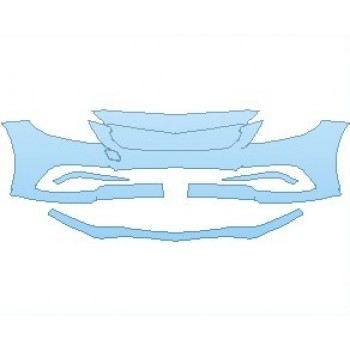 Precut PPF Kit – Clear Bra Paint Protection Film PAINT PROTECTION KIT - 2019 MERCEDES C CLASS AMG C63 S SEDAN BUMPER KIT - PRECUT PPF CLEAR BRA WRAP