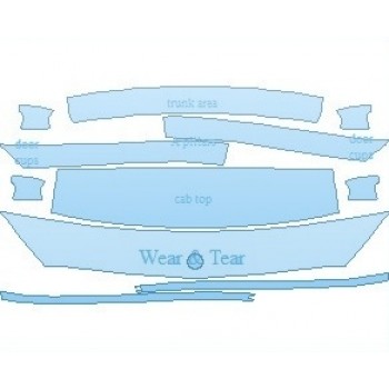 PAINT PROTECTION KIT - 2020 MERCEDES C CLASS AMG C63 SEDAN COMMON WEAR AREA KIT AREAS - INVISIBLEMASK - 3M PAINT PROTECTION