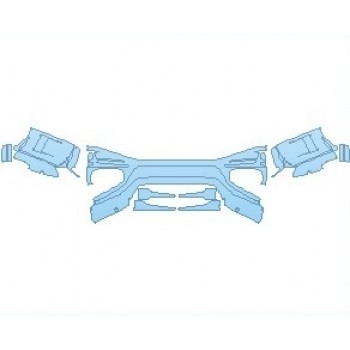 PAINT PROTECTION KIT - 2022 NISSAN GT-R NISMO REAR DIFFUSER - PRECUT PPF CLEAR BRA WRAP