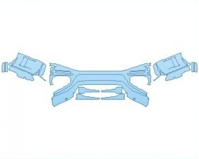 PAINT PROTECTION KIT - 2023 NISSAN GT-R NISMO REAR DIFFUSER - PRECUT PPF CLEAR BRA WRAP
