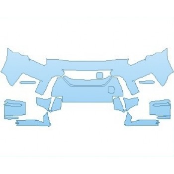 PAINT PROTECTION KIT - 2023 NISSAN GT-R NISMO BUMPER - PRECUT PPF CLEAR BRA WRAP