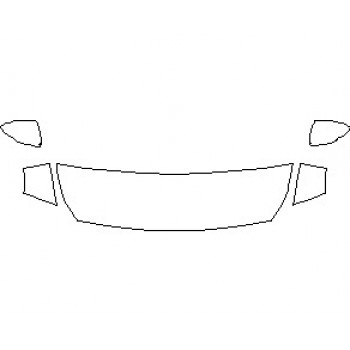 2023 HYUNDAI ACCENT LIMITED HOOD (NO WRAPPED EDGES)