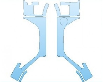 PAINT PROTECTION KIT - 2025 JEEP WRANGLER (JL) SPORT S 4 DOOR REAR QUARTER PANEL - PRECUT PPF CLEAR BRA WRAP
