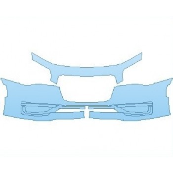 PAINT PROTECTION KIT - 2023 CHRYSLER 300 S WITH S APPEARANCE PKG BUMPER - PRECUT PPF CLEAR BRA WRAP