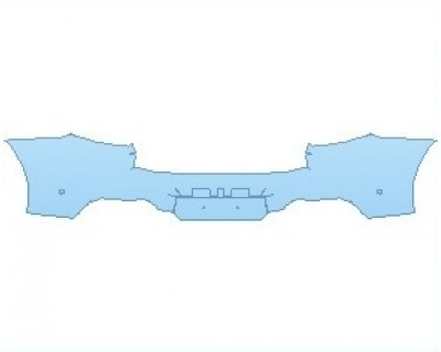 2021 BMW X4 X4 M REAR BUMPER UPPER WITH SENSORS