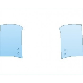 PAINT PROTECTION KIT - 2021 BMW X4 X4 M COMPETITION DOORS FRONT - PRECUT PPF CLEAR BRA WRAP