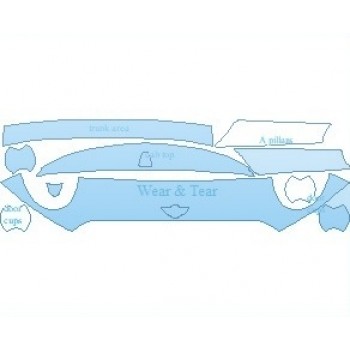 PAINT PROTECTION KIT - 2021 MINI HARDTOP COOPER WITH JCW PKG 4 DOOR COMMON WEAR AREA KIT - PRECUT PPF CLEAR BRA WRAP