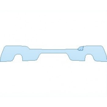 PAINT PROTECTION KIT - 2021 BMW X3 M-SPORT REAR DIFFUSER WITH TRAILER HITCH - PRECUT PPF CLEAR BRA WRAP