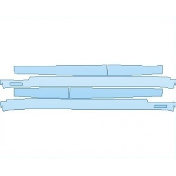 PAINT PROTECTION KIT - 2021 BMW X3 M-SPORT ROCKER PANELS - PRECUT PPF CLEAR BRA WRAP