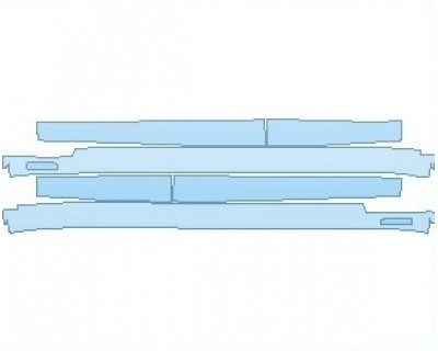 PAINT PROTECTION KIT - 2021 BMW X3 M-SPORT ROCKER PANELS - PRECUT PPF CLEAR BRA WRAP