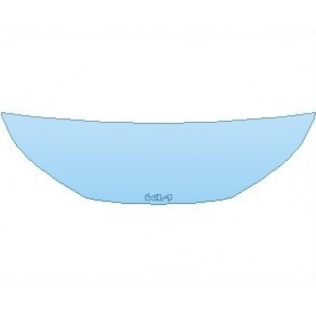 PAINT PROTECTION KIT - 2023 KIA EV6 GT-LINE HOOD (NO WRAPPED EDGES) - PRECUT PPF CLEAR BRA WRAP