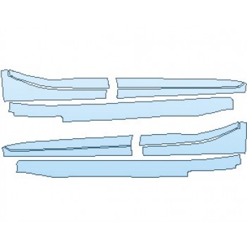 PAINT PROTECTION KIT - 2023 KIA EV6 GT-LINE ROCKER PANELS - PRECUT PPF CLEAR BRA WRAP