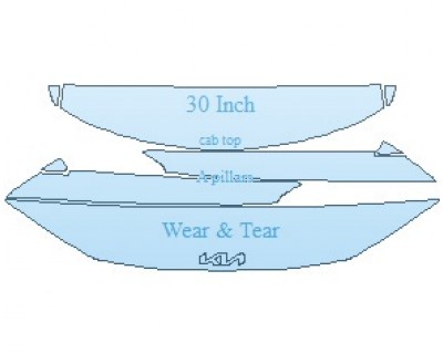 PAINT PROTECTION KIT - 2023 KIA EV6 GT-LINE COMMON WEAR AREA KIT - PRECUT PPF CLEAR BRA WRAP