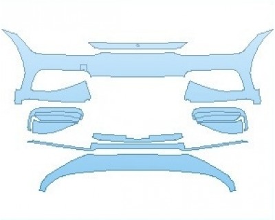 PAINT PROTECTION KIT - 2023 KIA EV6 GT-LINE BUMPER - PRECUT PPF CLEAR BRA WRAP
