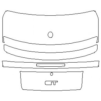 2021 FORD MUSTANG GT CONVERTIBLE REAR DECK LID