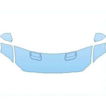 PAINT PROTECTION KIT - 2022 FORD MUSTANG GT CONVERTIBLE HOOD (WRAPPED EDGES) - PRECUT PPF CLEAR BRA WRAP