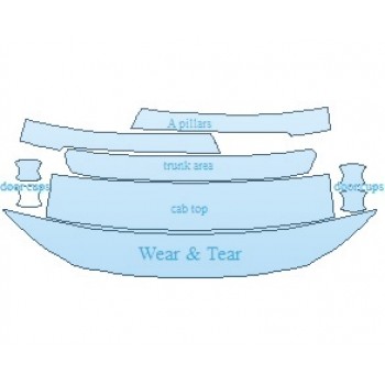 PAINT PROTECTION KIT - 2024 VOLKSWAGEN JETTA GLI S COMMON WEAR AREA KIT - PRECUT PPF CLEAR BRA WRAP