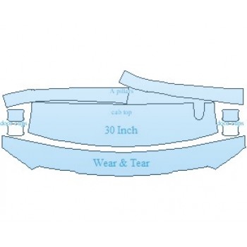 PAINT PROTECTION KIT - 2023 GMC YUKON AT4 COMMON WEAR AREA KIT - PRECUT PPF CLEAR BRA WRAP