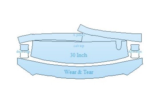PAINT PROTECTION KIT - 2027 GMC YUKON AT4 COMMON WEAR AREA KIT - PRECUT PPF CLEAR BRA WRAP