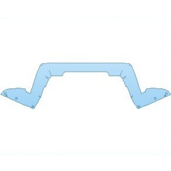 PAINT PROTECTION KIT - 2023 GMC YUKON AT4 BUMPER LOWER - PRECUT PPF CLEAR BRA WRAP