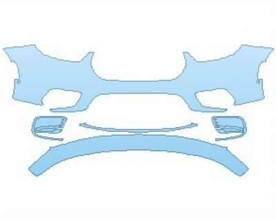 PAINT PROTECTION KIT - 2023 CHRYSLER PACIFICA HYBRID TOURING L BUMPER WITH SENSORS - PRECUT PPF CLEAR BRA WRAP